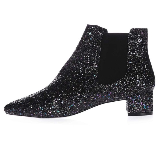 Topshop KRAZY Glitter boots Size 38/7.5 - Picture 2 of 7
